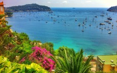 View of Villefranche from the highway.