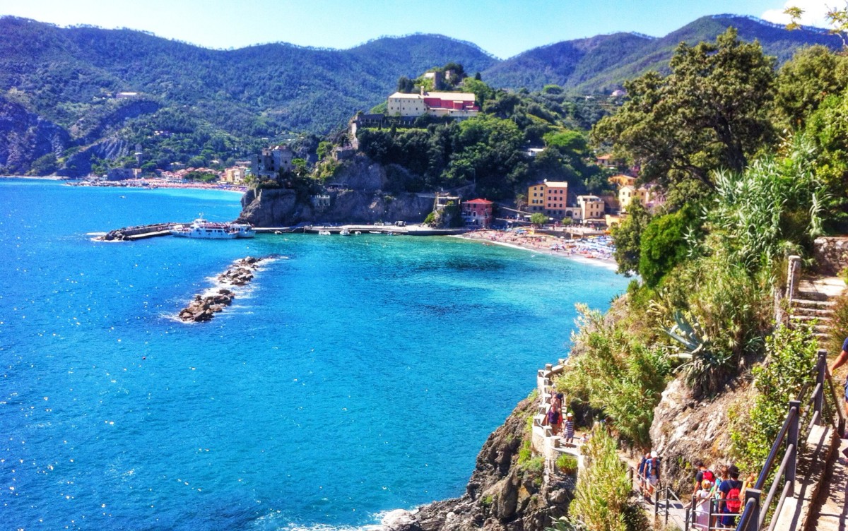 Monterosso from the hiking path between it and Vernazza.